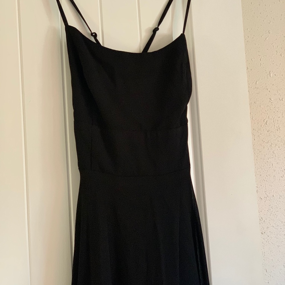 Lulus Backless Black Maxi